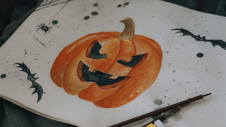 AKVARELLWORKSHOP HALLOWEEN